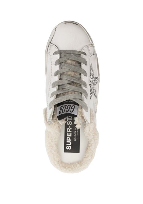 Mules-sneakers Super-Star in bianco, argento e beige - GOLDEN GOOSE donna GOLDEN GOOSE | GWF00110F00230610224